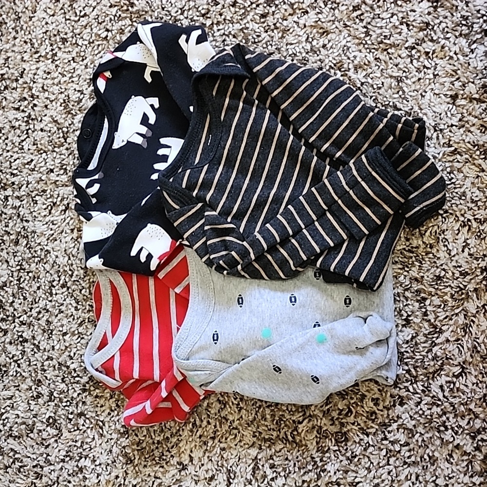 Carter's long sleeve Onesies